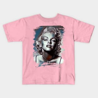 Marilyn Monroe artwork Kids T-Shirt